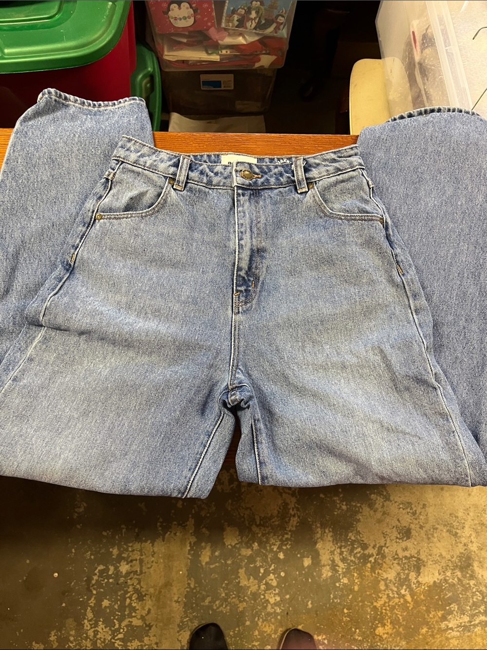 ROLLA'S Super High-Rise 80’s Ballon Leg Jeans in Light Blue Wash size 27 - Picture 6 of 7